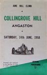 Programme cover of Collingrove Hill Climb, 14/06/1958