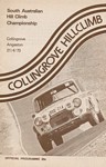 Programme cover of Collingrove Hill Climb, 21/04/1973