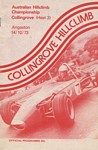 Programme cover of Collingrove Hill Climb, 14/10/1973