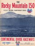 Programme cover of Continental Divide Raceways, 07/07/1968