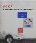Programme cover of Continental Divide Raceways, 17/07/1960