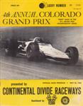 Programme cover of Continental Divide Raceways, 26/05/1968