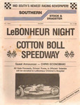 Programme cover of Cotton Boll Speedway, 17/10/1966