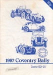 Programme cover of Coventry Rally, 1987