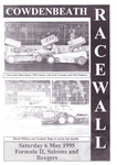 Programme cover of Cowdenbeath Racewall, 06/05/1995