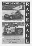 Programme cover of Cowdenbeath Racewall, 18/05/1996