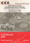 Programme cover of Crail Circuit, 21/06/1987