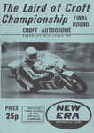 Programme cover of Croft Circuit, 07/10/1978