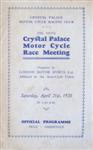 Programme cover of Crystal Palace Circuit, 21/04/1928