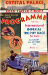 Programme cover of Crystal Palace Circuit, 09/10/1937