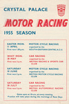 Programme cover of Crystal Palace Circuit, 1955