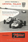 Programme cover of Crystal Palace Circuit, 22/05/1961