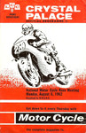 Programme cover of Crystal Palace Circuit, 06/08/1962