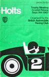 Programme cover of Crystal Palace Circuit, 09/09/1967