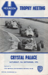 Programme cover of Crystal Palace Circuit, 09/09/1972