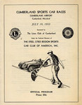 Programme cover of Cumberland Airport, 19/07/1953