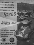 Programme cover of Cumberland Airport, 18/05/1958