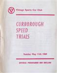 Programme cover of Curborough Sprint Course, 11/05/1969
