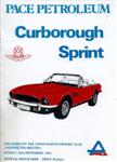 Programme cover of Curborough Sprint Course, 26/09/1982
