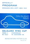 Programme cover of Dalsland Ring, 08/09/1968
