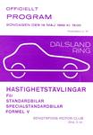 Programme cover of Dalsland Ring, 18/05/1969