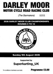 Programme cover of Darley Moor Circuit, 09/08/2026