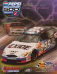 Programme cover of Darlington Raceway, 03/09/2000