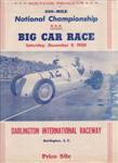 Programme cover of Darlington Raceway, 09/12/1950