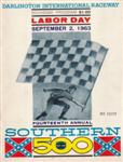 Programme cover of Darlington Raceway, 02/09/1963