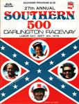 Programme cover of Darlington Raceway, 06/09/1976