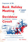 Programme cover of Davidstow Circuit, 02/08/1954