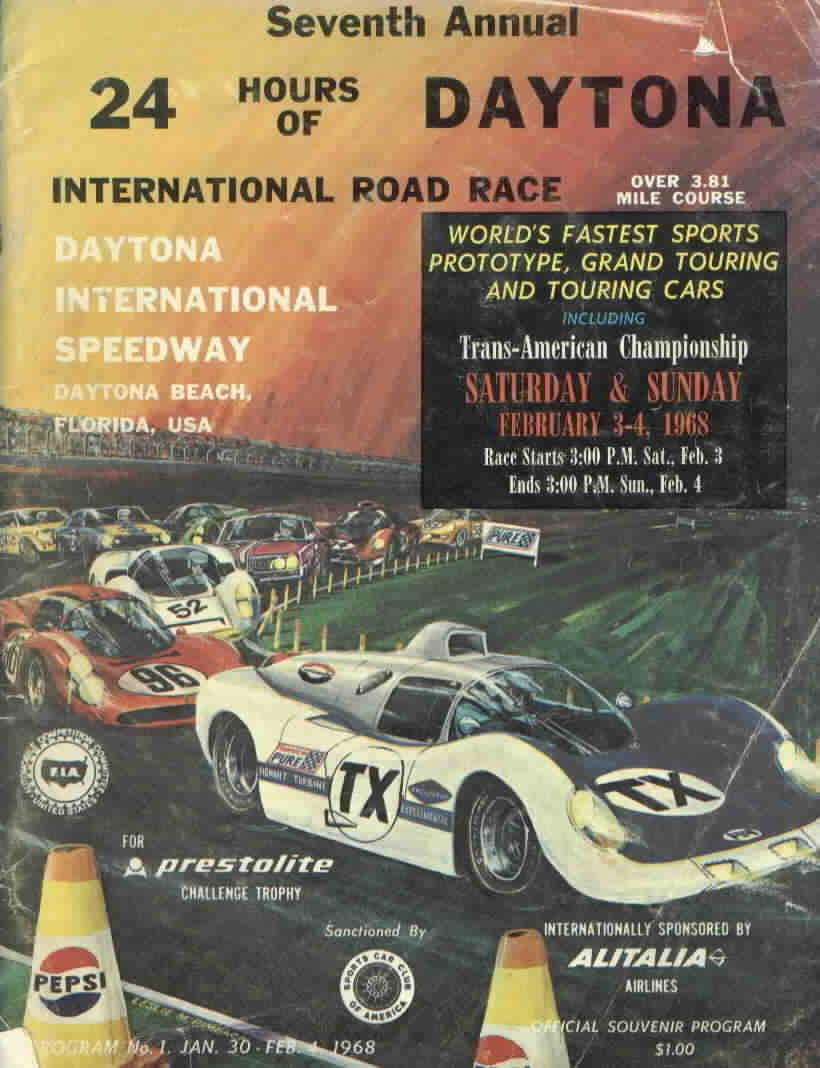 1968 World Sportscar Championship Programmes | The Motor Racing ...