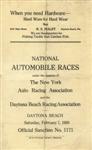 Programme cover of Daytona Beach Road Course, 07/02/1920