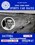 Programme cover of Daytona International Speedway, 06/03/1960