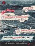 Programme cover of Daytona International Speedway, 04/07/1960