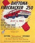 Programme cover of Daytona International Speedway, 04/07/1962