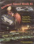 Programme cover of Daytona International Speedway, 04/07/1981