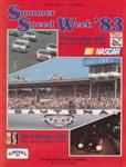 Programme cover of Daytona International Speedway, 04/07/1983