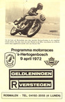 Programme cover of Den Bosch, 09/04/1972