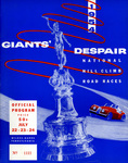 Programme cover of Giants' Despair Hill Climb, 24/07/1954