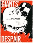 Programme cover of Giants' Despair Hill Climb, 20/07/1957