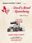 Programme cover of Devil's Bowl Speedway (TX), 07/11/1986
