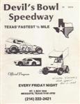 Programme cover of Devil's Bowl Speedway (TX), 11/11/1988