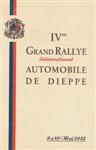 Programme cover of Rallye de Dieppe, 1953