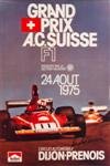 Programme cover of Dijon-Prenois, 24/08/1975