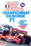 Programme cover of Dijon-Prenois, 03/07/1977