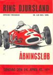 Programme cover of Ring Djursland, 24/04/1966