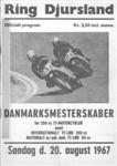 Programme cover of Ring Djursland, 20/08/1967
