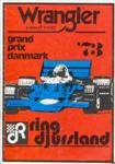 Programme cover of Ring Djursland, 05/08/1973