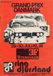 Programme cover of Ring Djursland, 30/07/1978